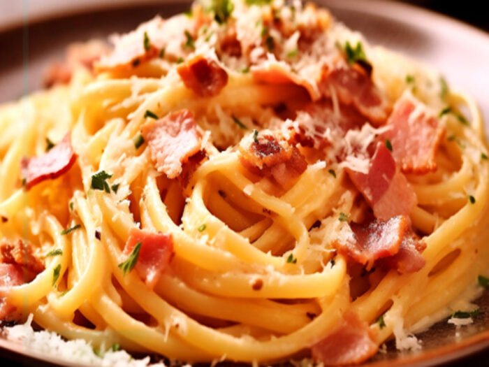 Macarrão Carbonara com Bacon Premium Fatiado